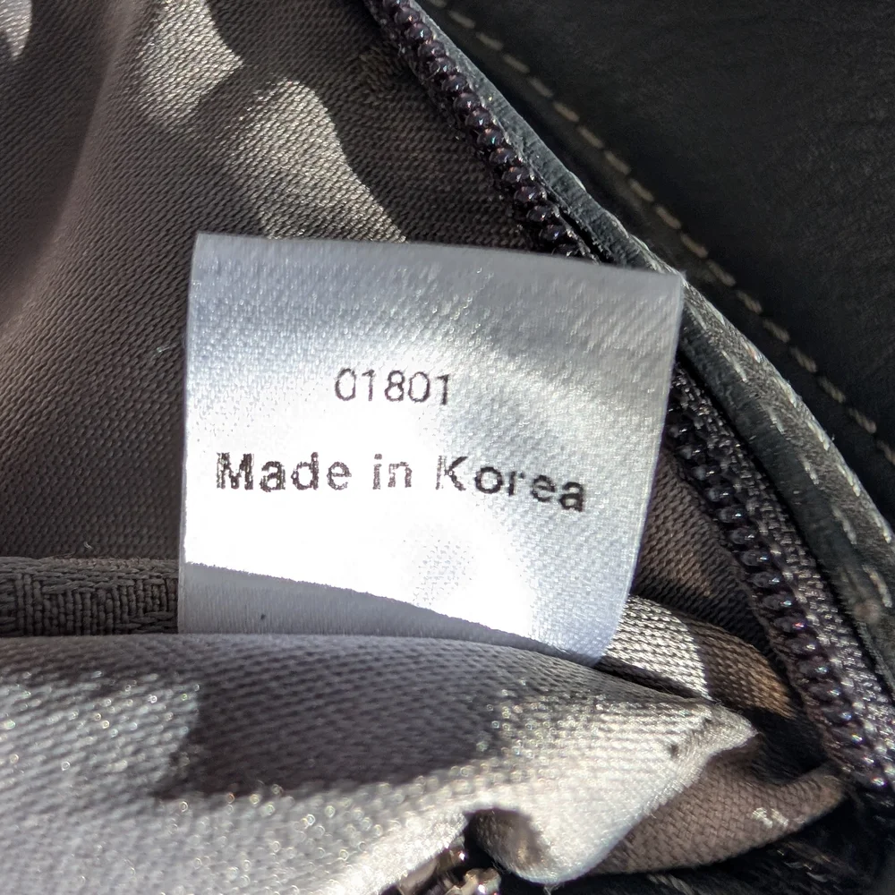 MCM Gray and Silver Harlequin Satchel with Dust Bag